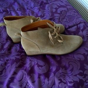 Taupe ankle boots